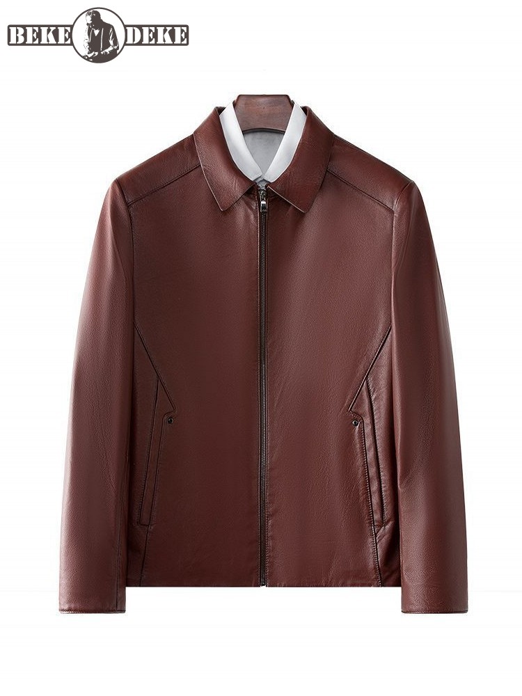 Leatherwork Designs - Mens Business Casual Work Cowhide Genuine