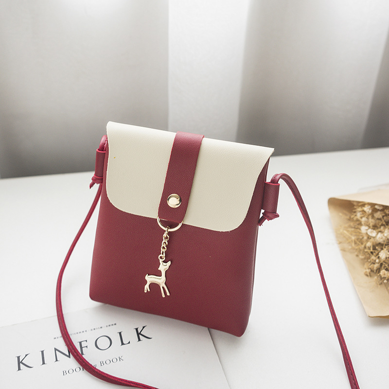 Leather Workshop - New Deer Pendant Bag Women's Single-Shoulder