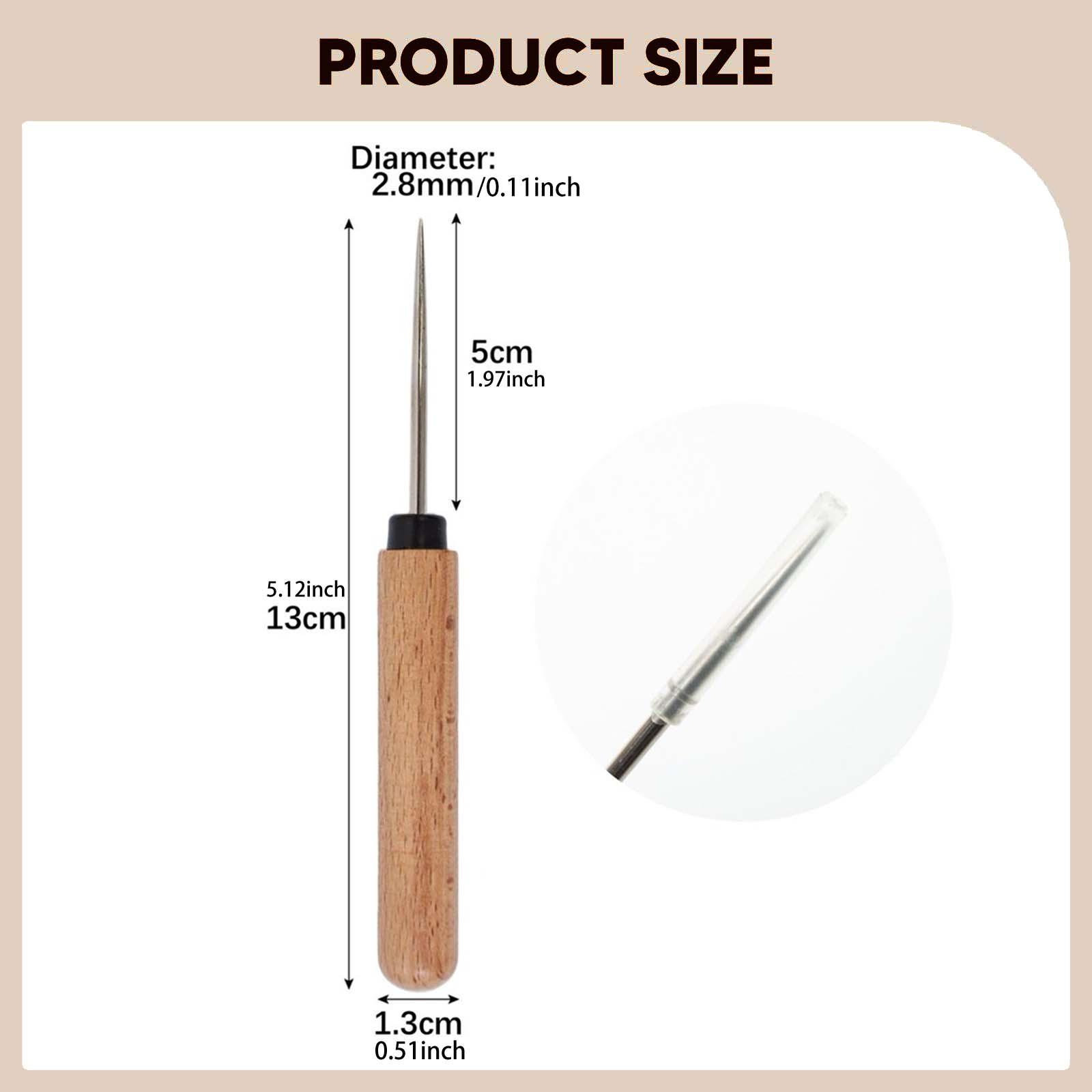 Leatherwork For Beginners - Hand Sewing Awl Tool Leatherworking Kit