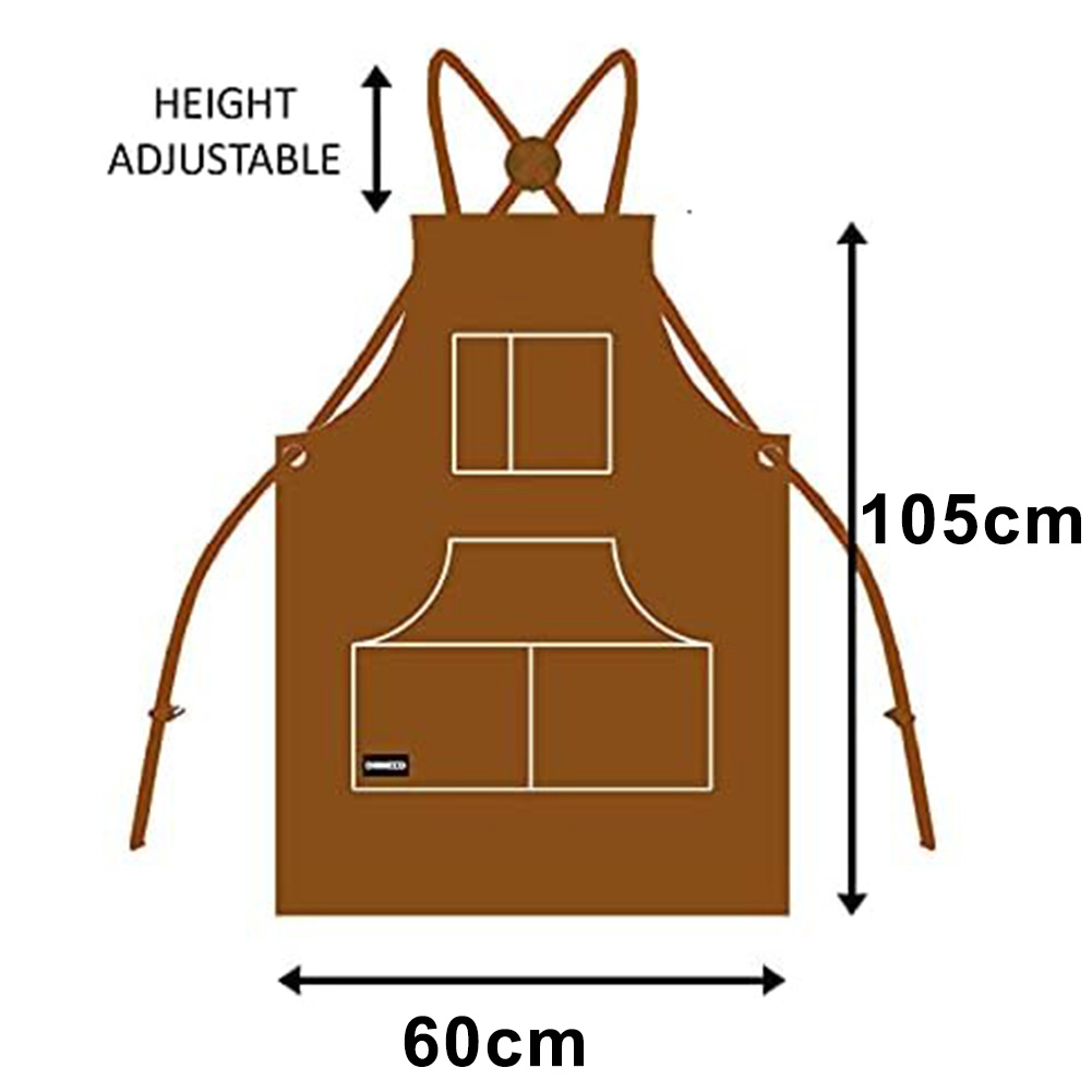 Leatherwork Apron - For Welder For Blacksmith Cowhide Work