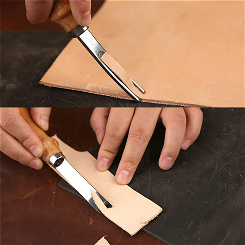 Leatherwork Projects - Practical Leather Craft Edge Beveler Skiving