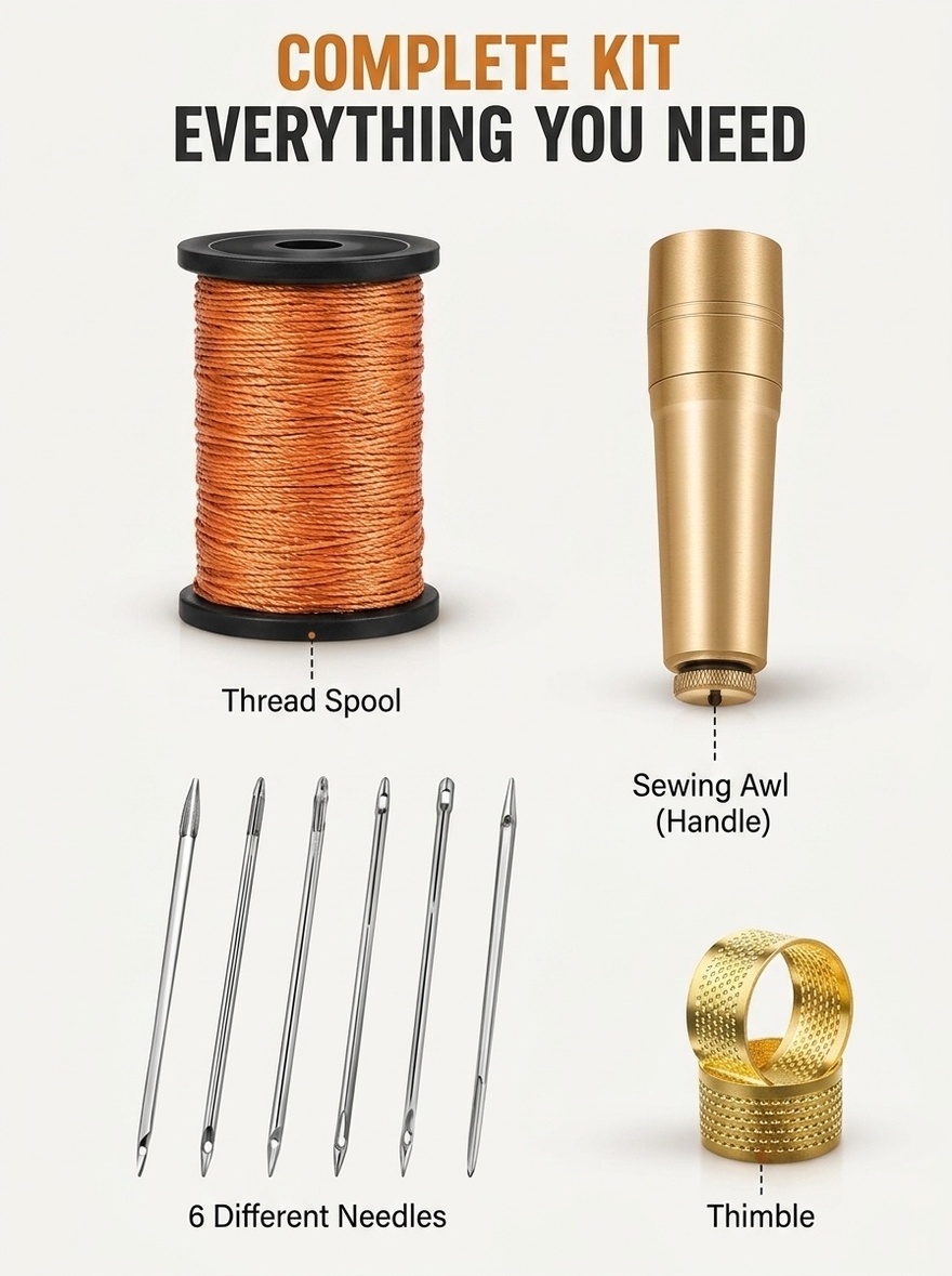 Leather Stitching Tool, Hand S - огляд і ціна Leatherwork Projects