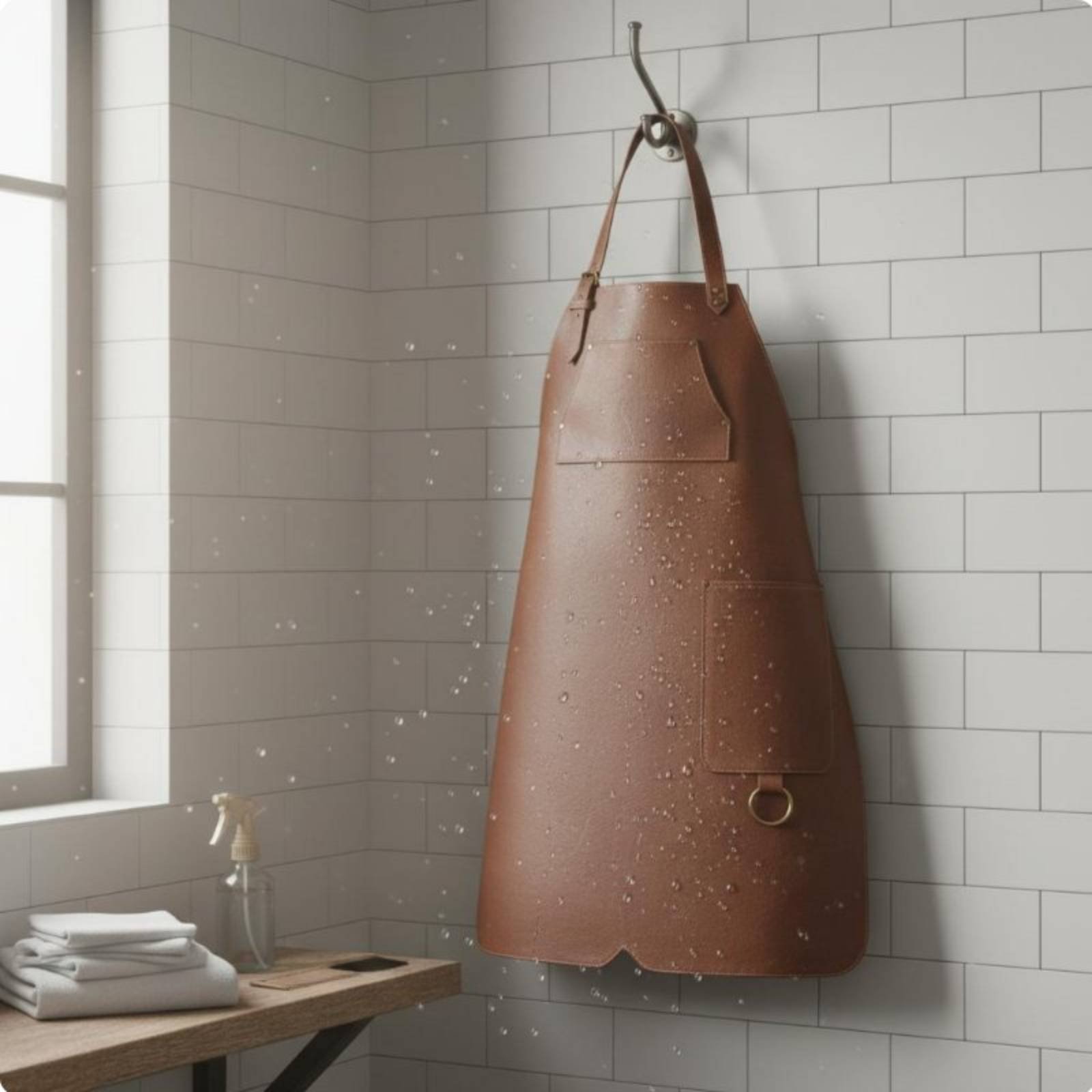 Waterproof Hair Stylist Apron  - огляд і ціна Leatherwork Apron