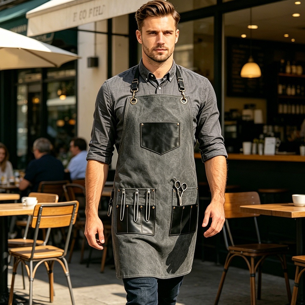 Thick Canvas Apron Leather Mul - огляд і ціна Leatherwork Apron