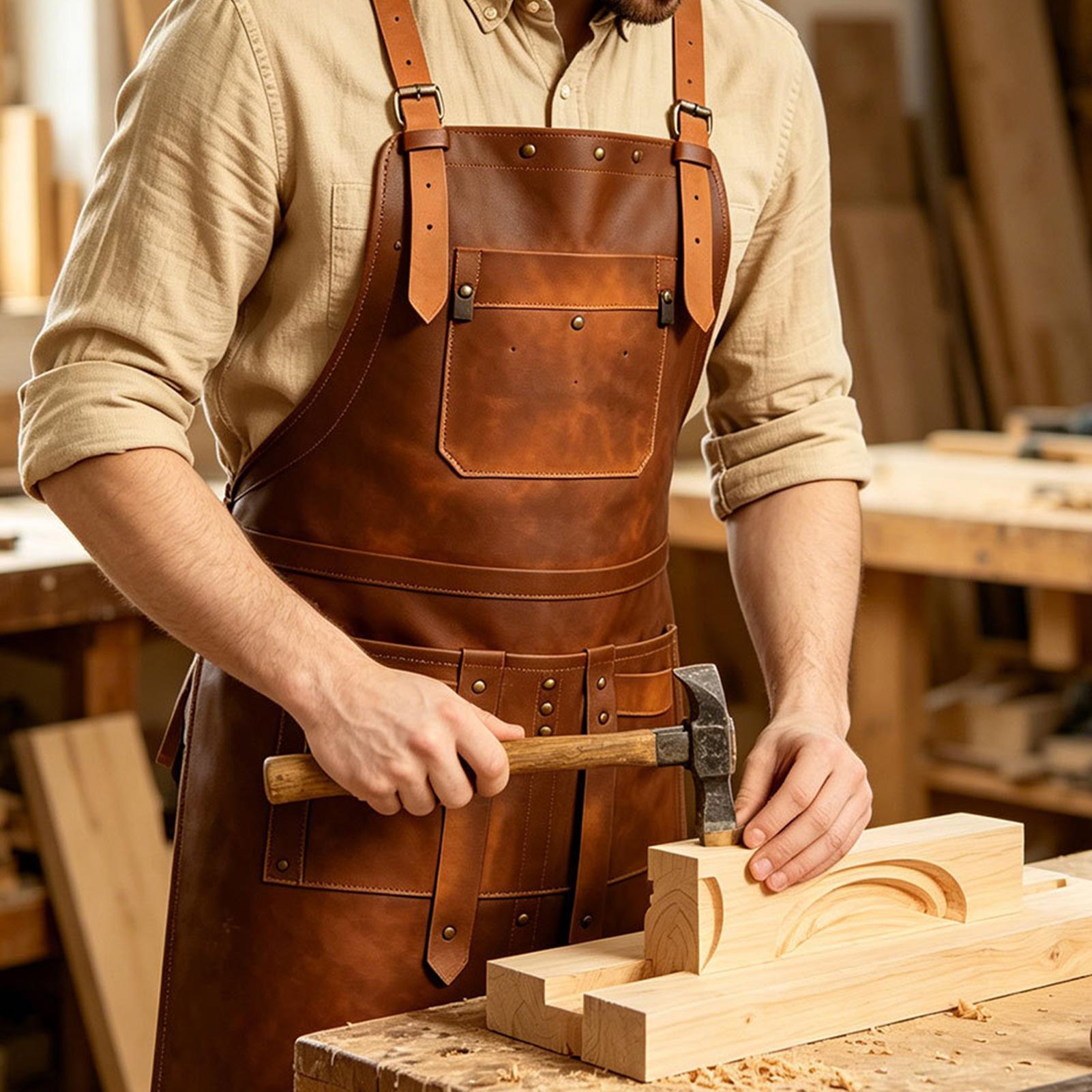 Leather Apron with Multiple Po - огляд і ціна Leatherwork Apron