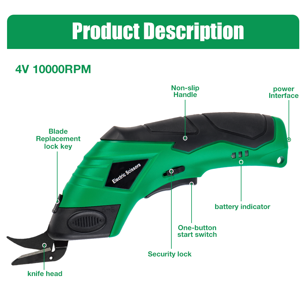 4V Electric Scissors, Home USB - огляд і ціна Leatherwork Projects